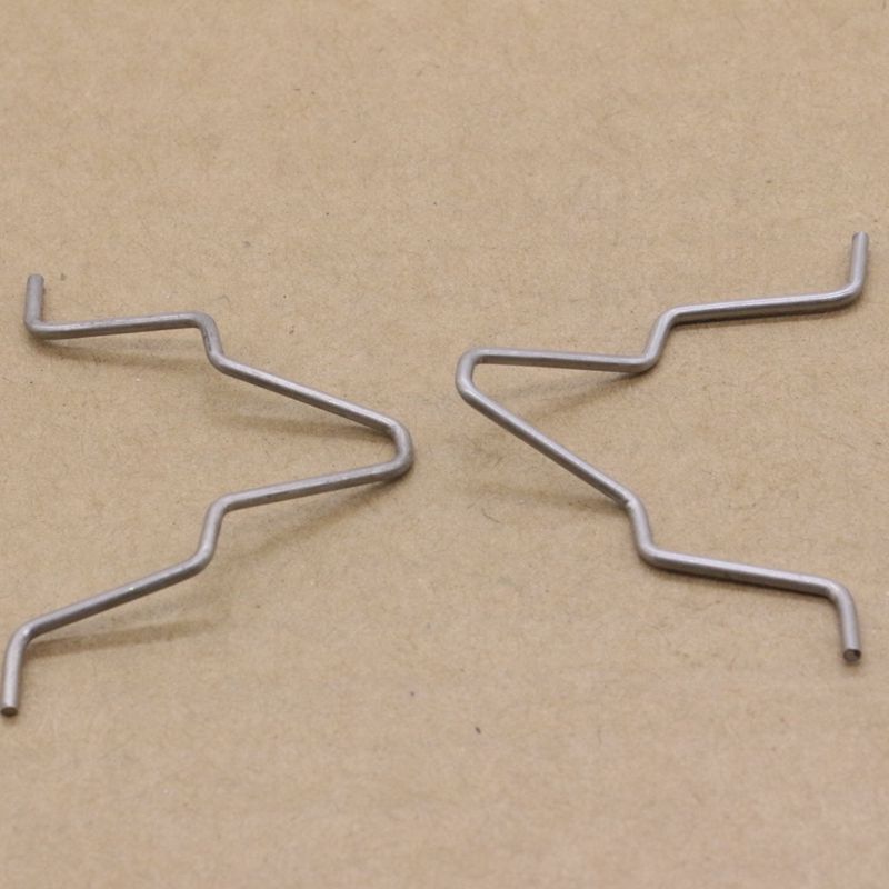 2-piece metal spring clip for BMW E90/E91 headlight bulb access cover 63127246480