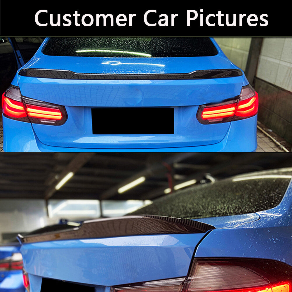for BMW F30 3 Series F30 F80 M3 2013-2021 Carbon Rear Trunk Spoiler Lid Wing