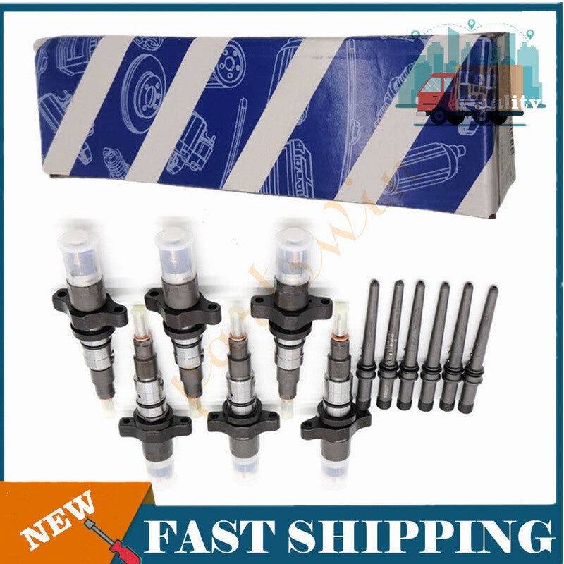 6-piece diesel fuel injector pack for 5.9L 2004.5-2007 pipes for Dodge for Ram