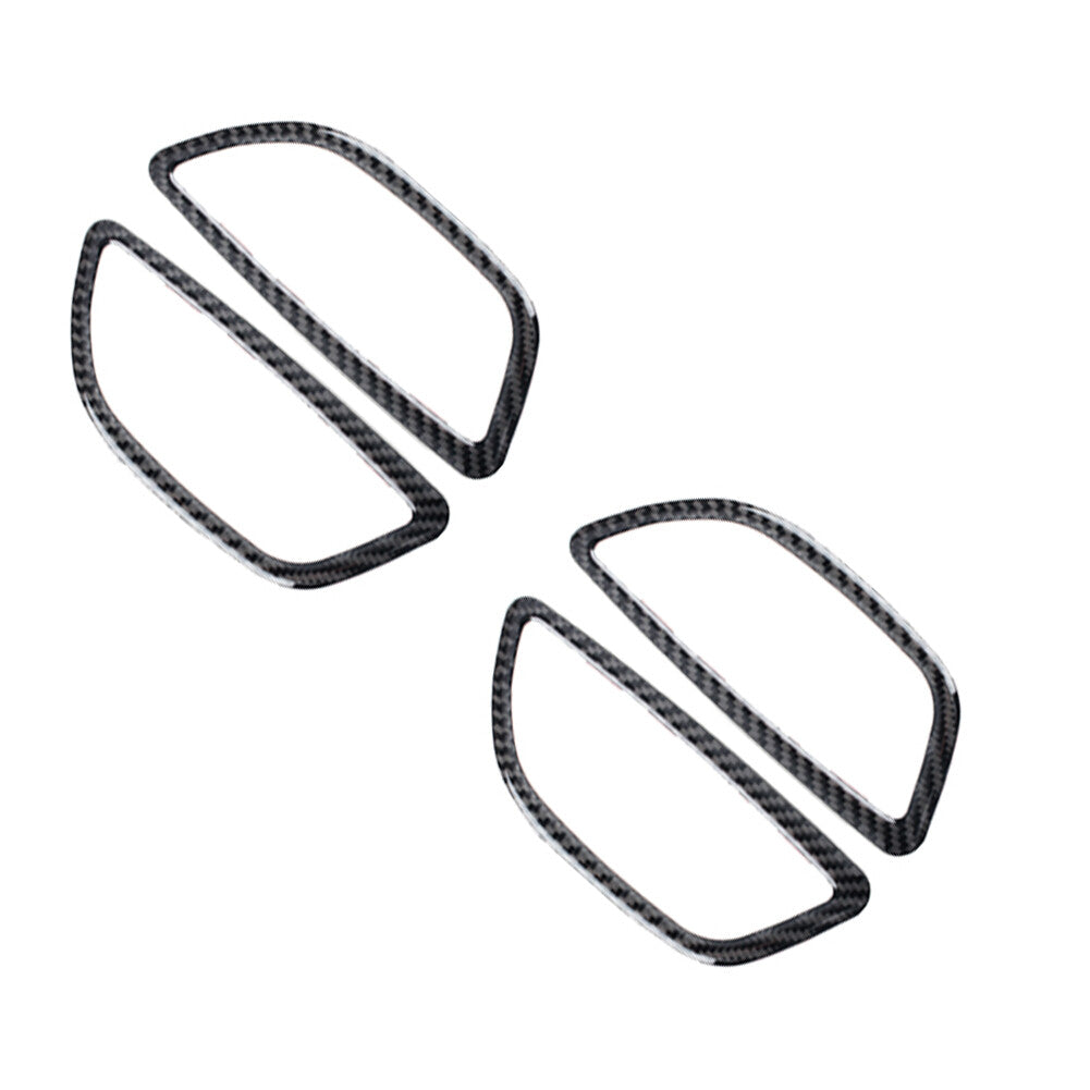 Carbon Fiber Inner Door Handles Frame Cover Trim for BMW F10 5 Series 2011-2017