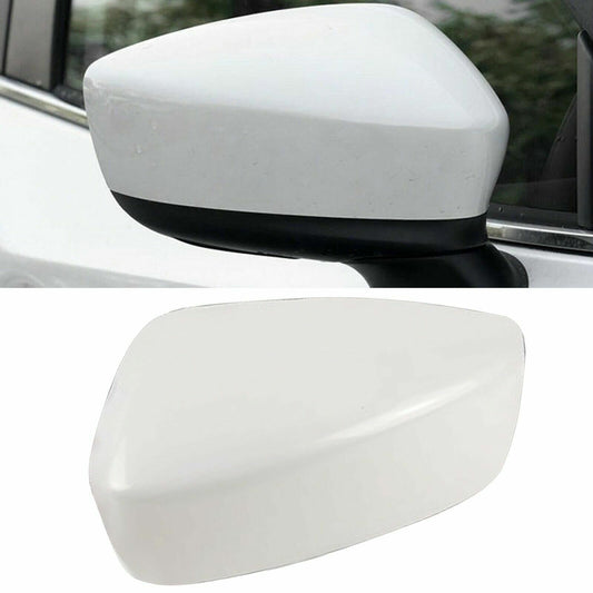 For 2014-2016 for Mazda 3 White Right Passenger Side Mirror Cap Cover Replacement AT