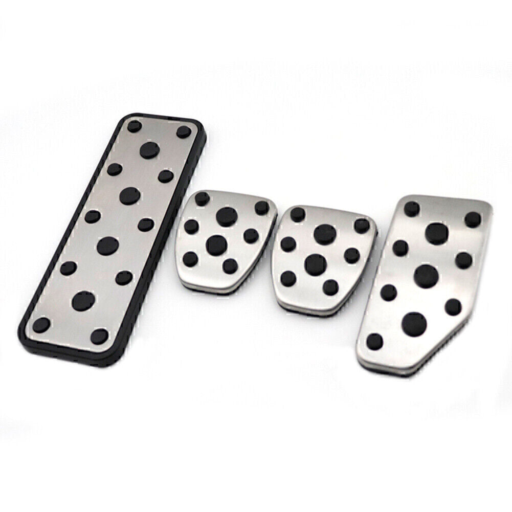4X Foot Gas Brake Pedals Cover Fit for Subaru Fitester 19-21 XV 18-20 Impreza 16-20