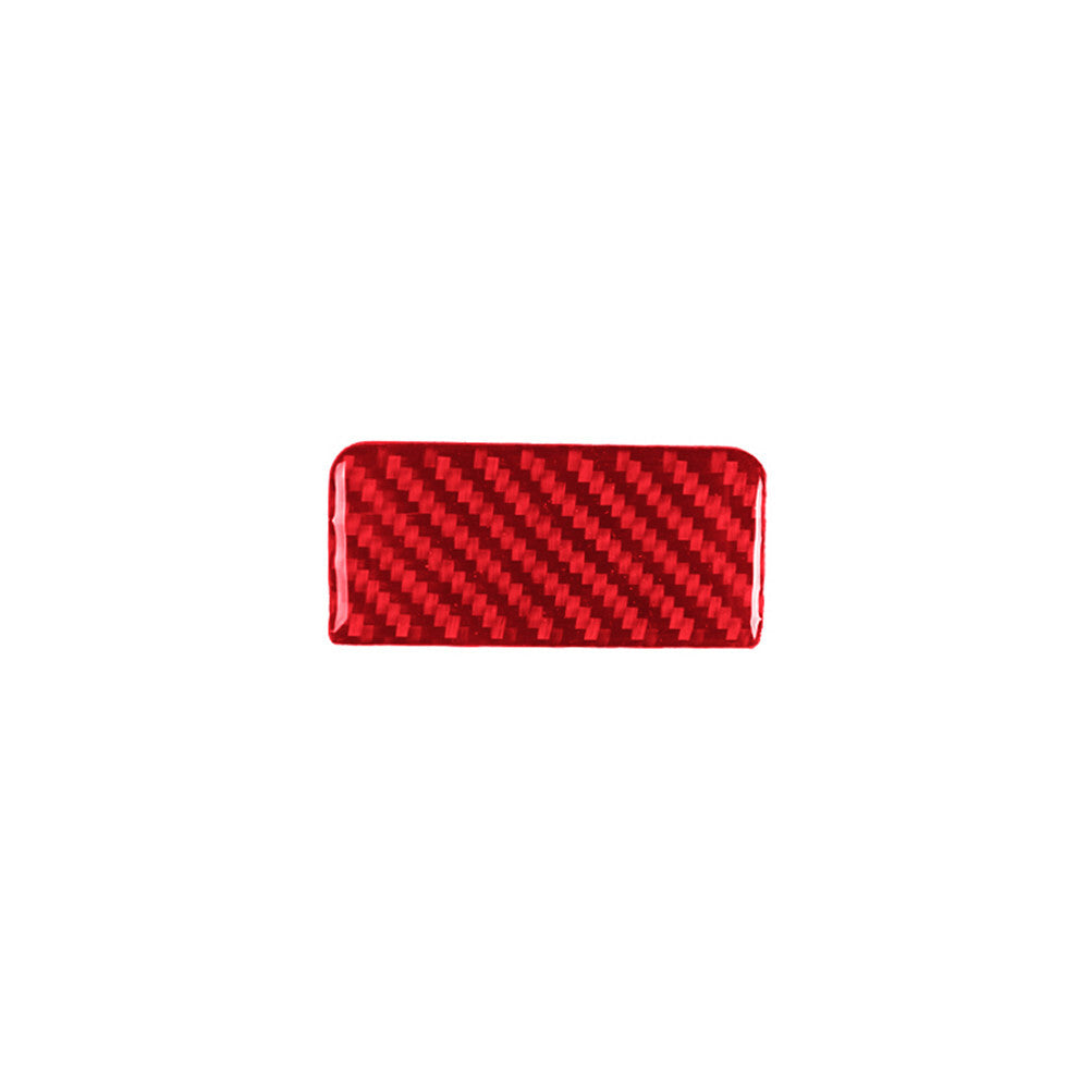 Red Passenger Storage Switch Cover Trim Carbon Fiber for Toyota FJ Curiser 07-21
