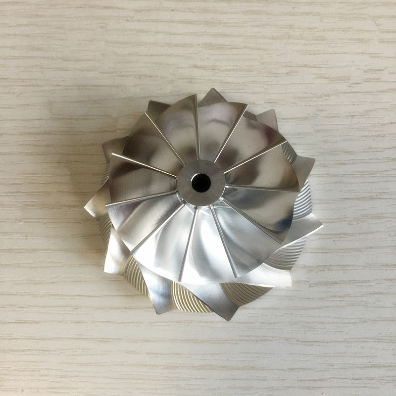 RHF5 52.56/68.00mm 11+0 blades high performance billet compressor wheel