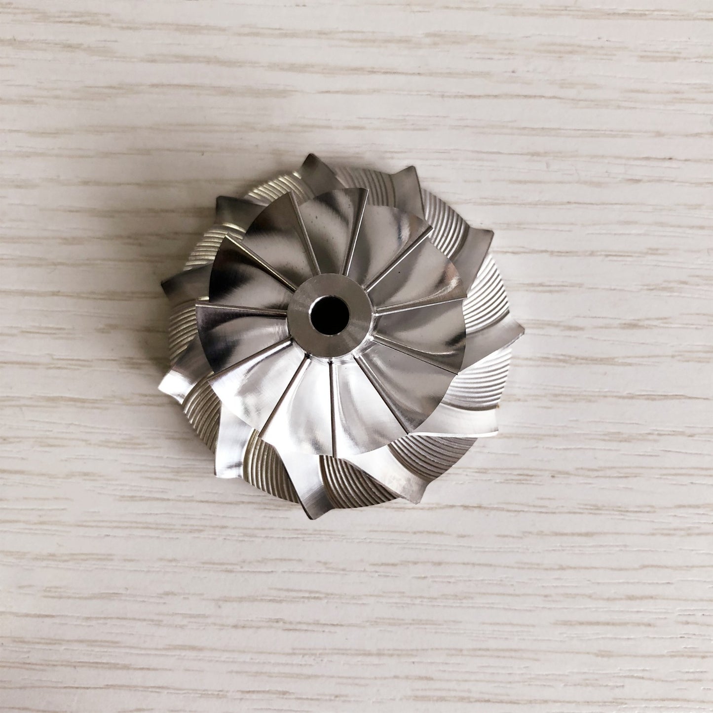 K04 34.53/50.96 mm 11+0 Blade Turbine Milling/Blank Compressor Wheel