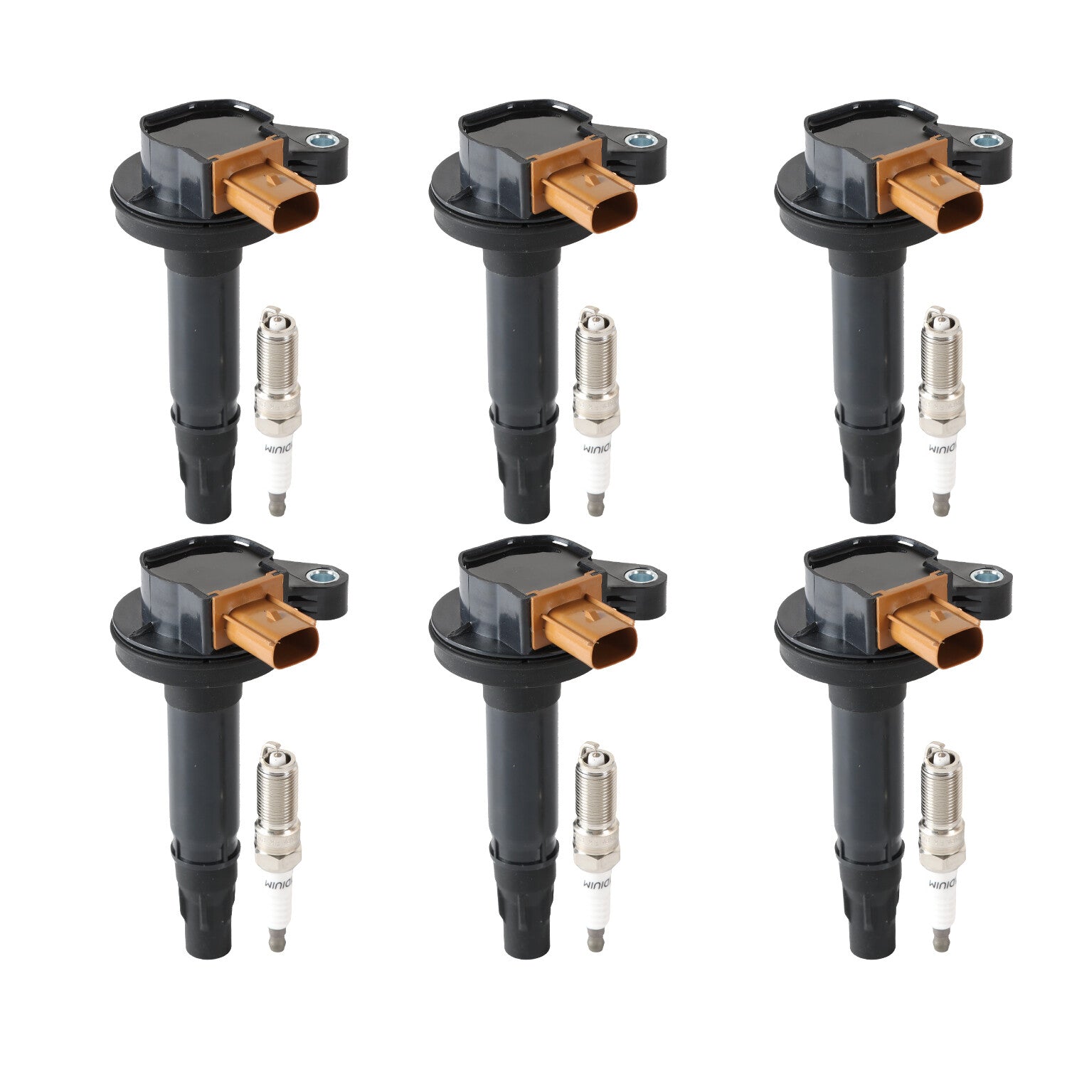6 Ignition Coil  Spark Plug Pack for Ford Police F-150 Transit Ecoboost 3.5L V6