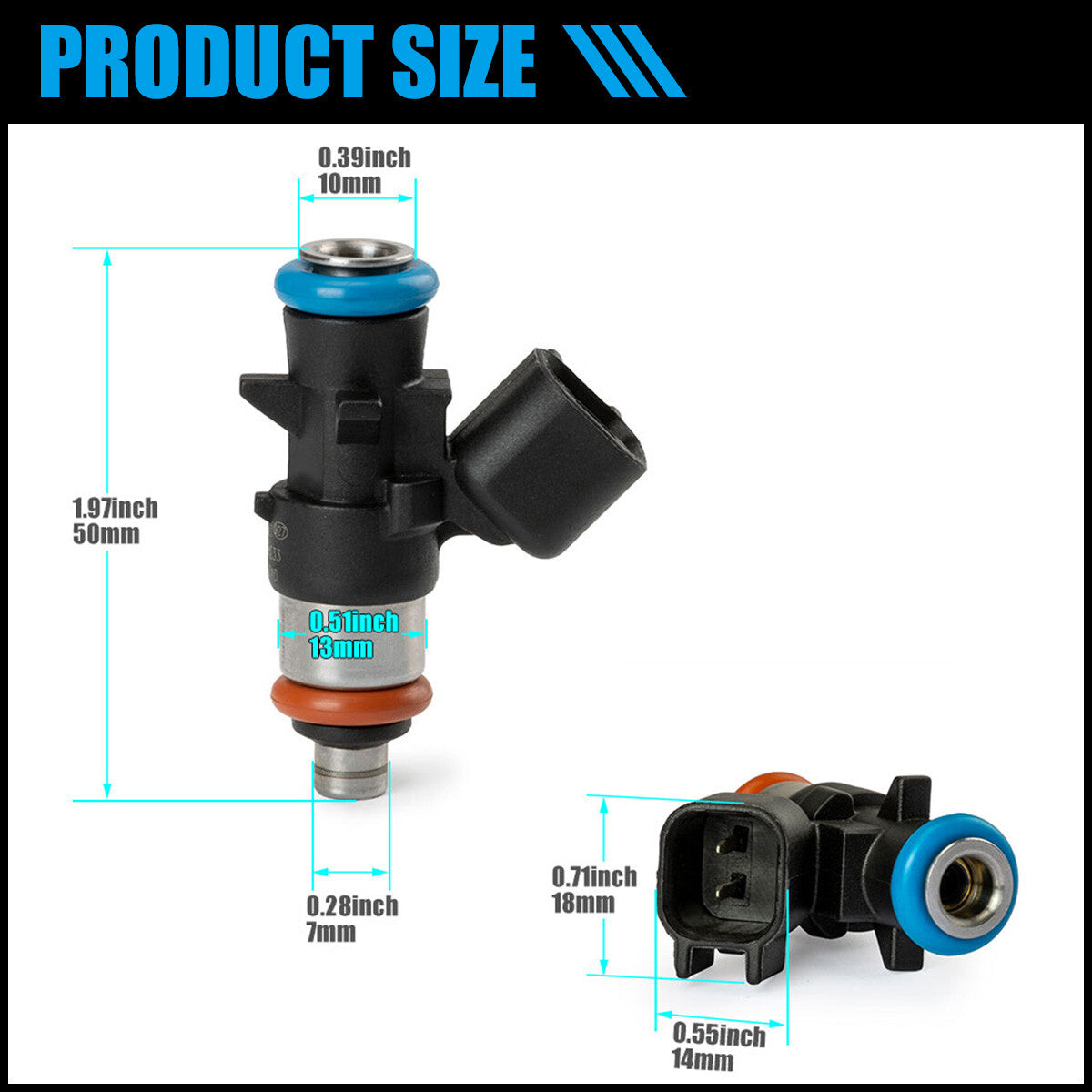 6pcs Fuel Injectors 5184085AC for Chrysler for Dodge for Ram for Jeep 3.6L 0280158233 11-17