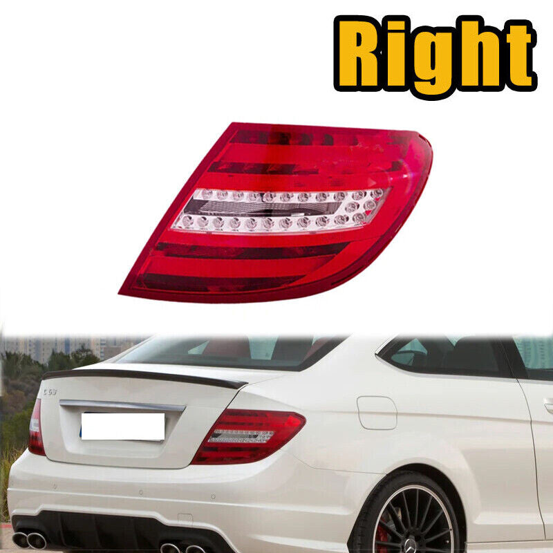 Right for Mercedes Benz C Class W204 2011-2014 Tail Light Tail Stop Signal Light