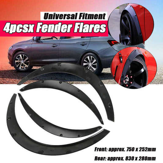 4-Piece General Motors Flexible Fender Flare Lip Durable Widebody Wheel Arch Kit