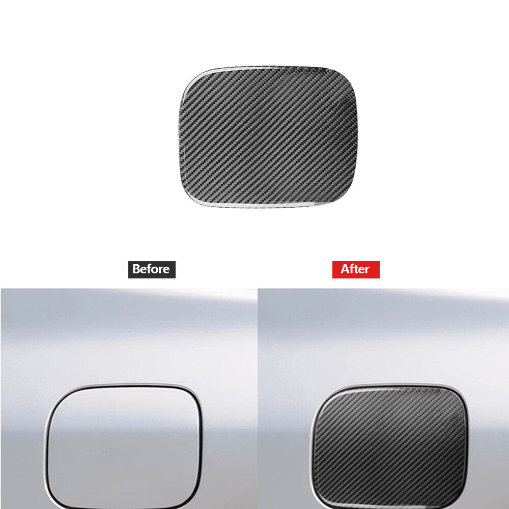 Carbon Fiber Oil Box Pad Decorative Cover Trim for Toyota for Corolla 2007-2013