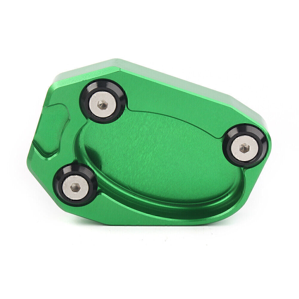 Seitenst?nder Pad Verl?ngerungs F¨¹r for Kawasaki ZX10R 2008-2014 ZX6R CNC Gr¨¹n