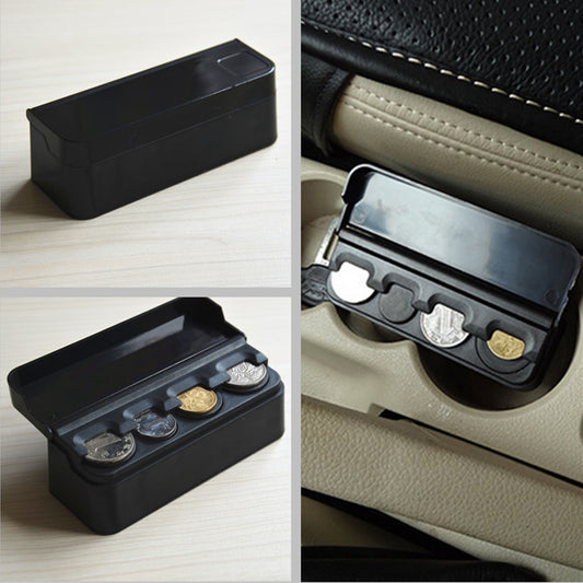 Car Coins Storage Piggy bank Organizer Holder Loose change Storage Box