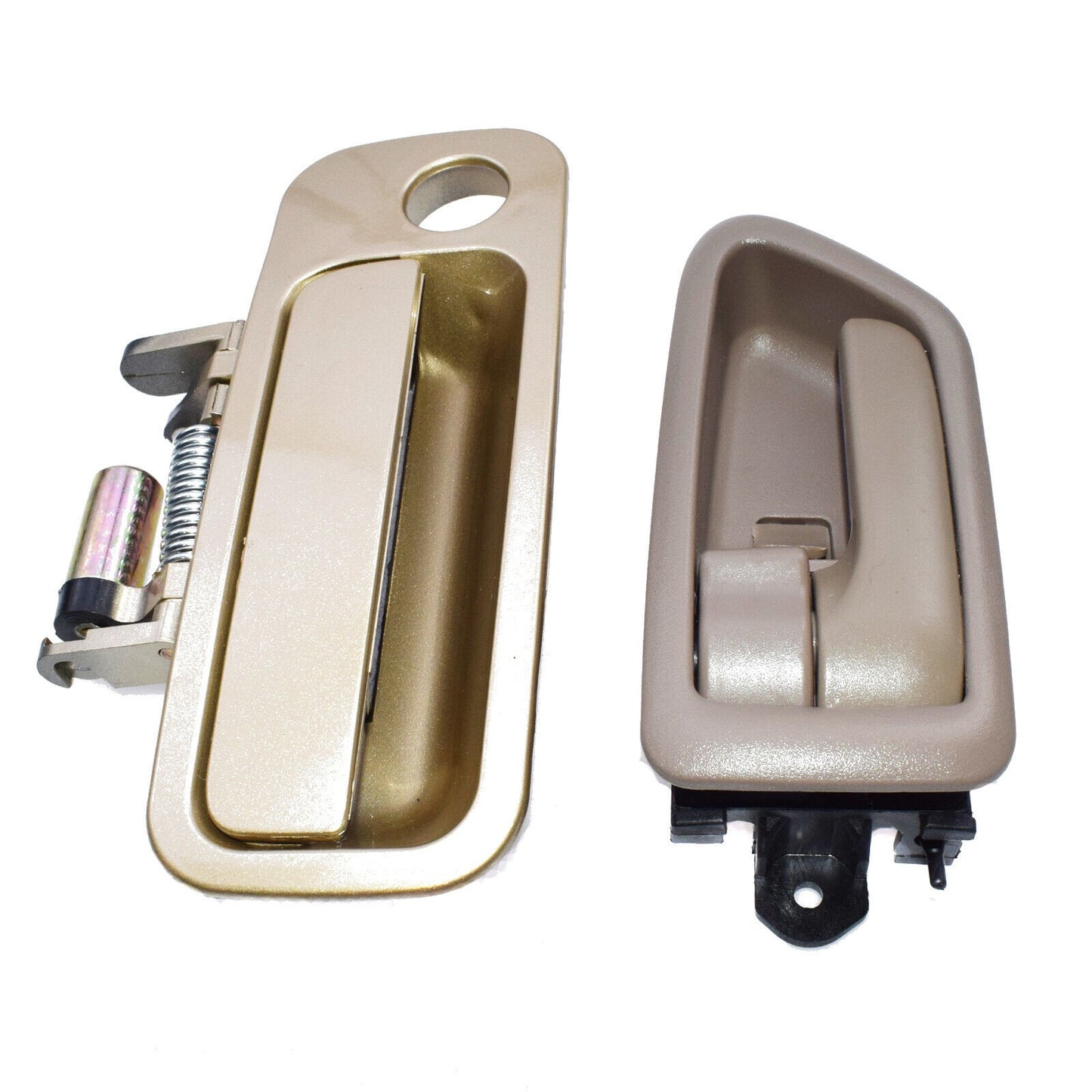 Front Left Beige Outside Tan Inside Door Handle for Toyota for Camry 1997-01