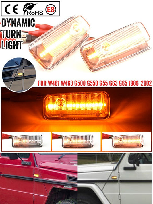 Dynamic Side Marker Turn Light for Benz W463 W461 W463 G-Class G500 G550 G55 G63