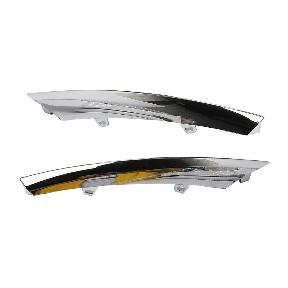 Left and Right Lower Bumper Molding Trim Chrome for Jaguar XJ 2010-2015