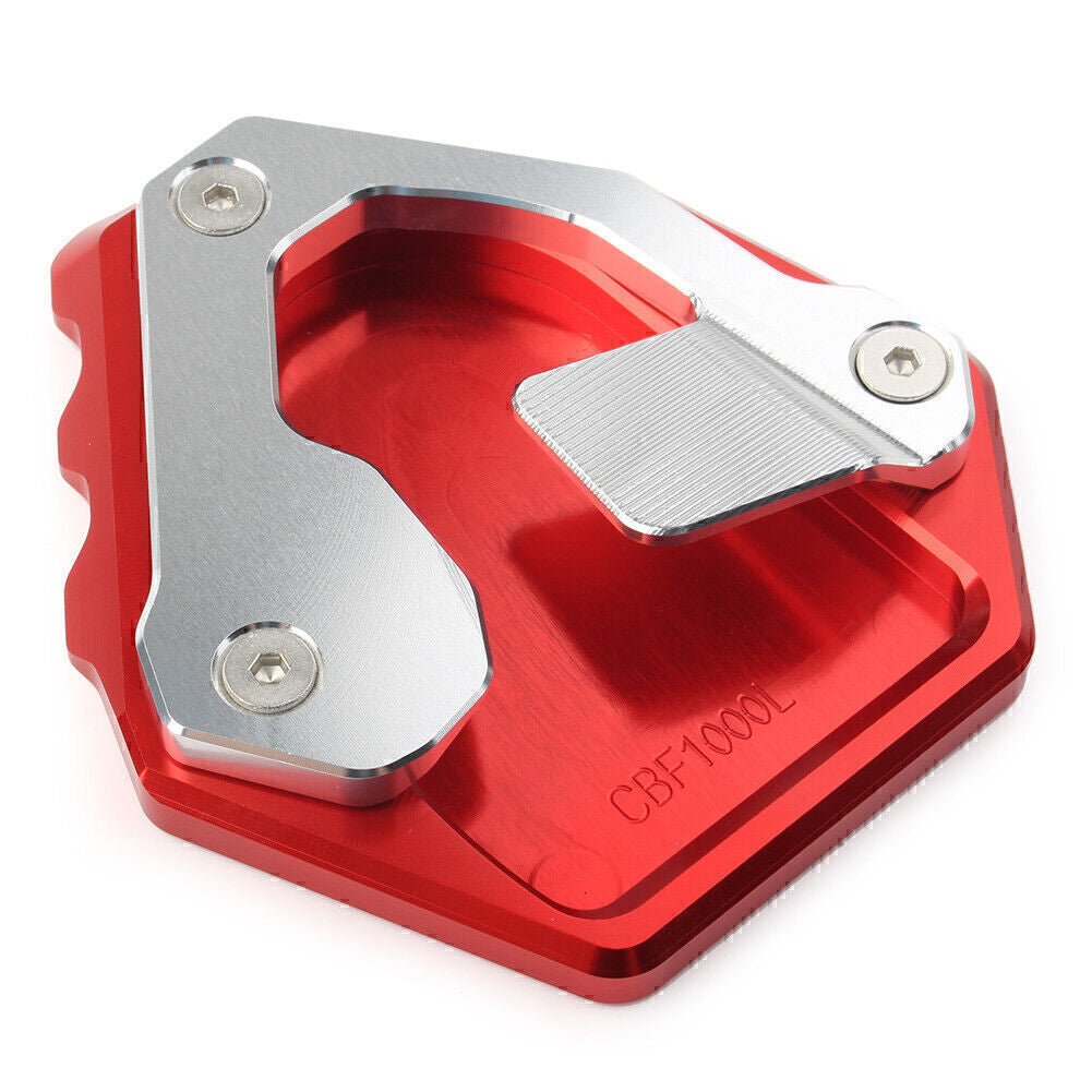 Seitenst?nder Fu? Vergr??erung Platte Pad rot F¨¹r for Honda CRF1000L Africa Twin