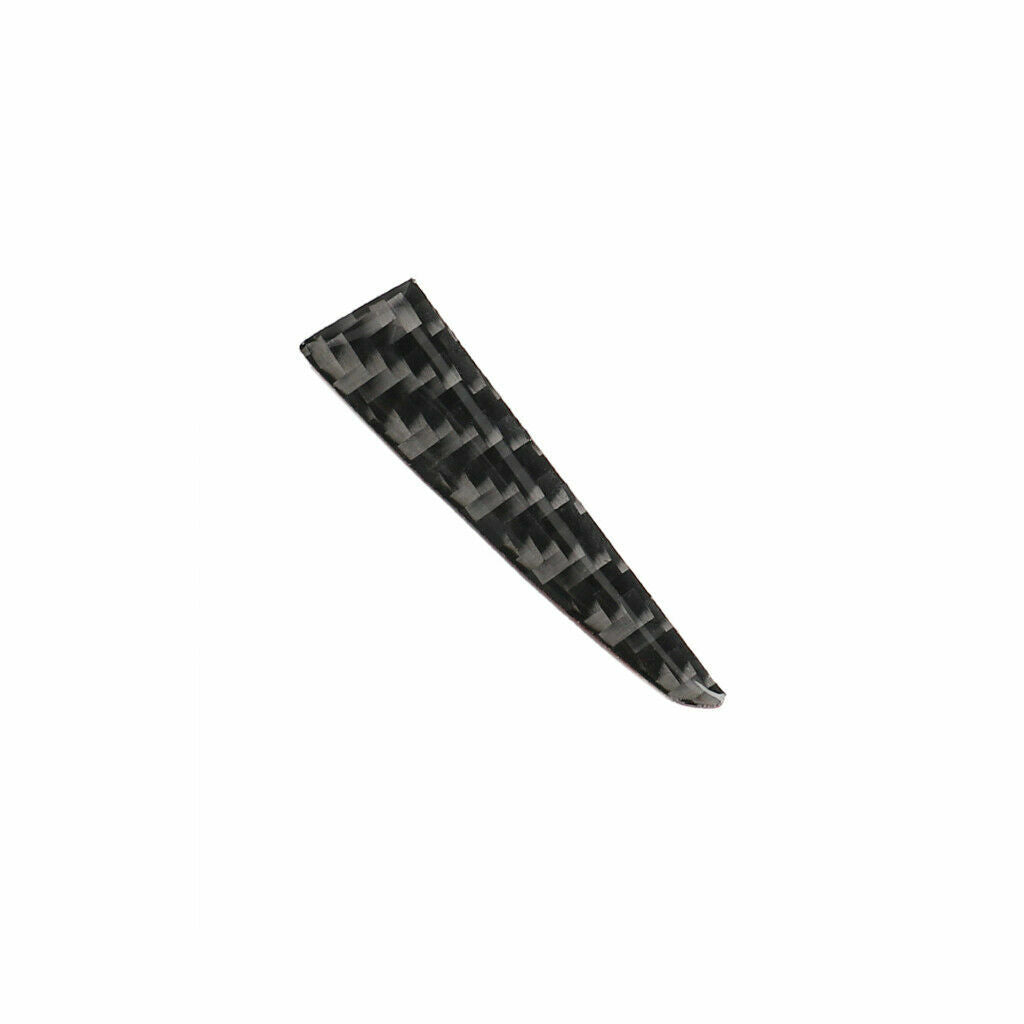 Two-piece carbon fiber steering wheel decal cover for Infiniti Q50 (2014-19)