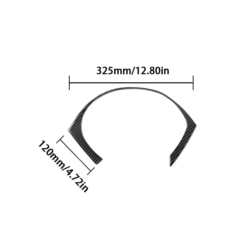 for BMW Z4 E89 2009-2016 Carbon Fiber Interior Speedometer Surround Cover Trim