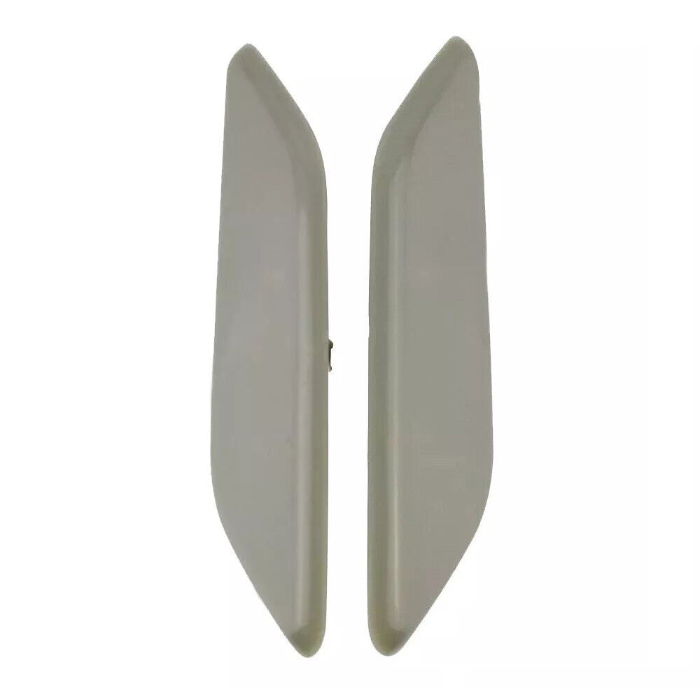 Pair Unpainted Headlight Headlamp Washer Jet Nozzle Cover Cap for CR-V 2015-2017