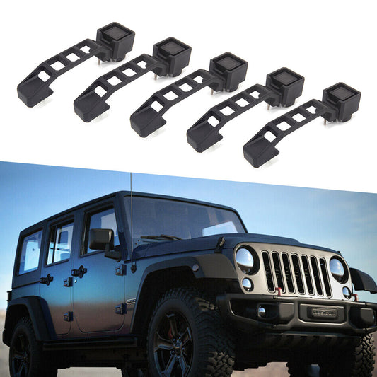 Exterior Door Handles Handle Set for Jeep for Wrangler JK 2007-17 Black 5PCs Car US