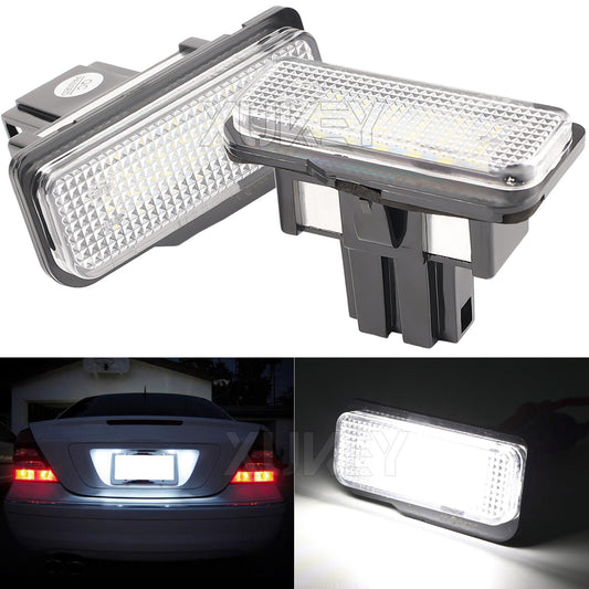 2x license plate lighting LED for Mercedes W203 S203 W211 S211 C219 R171 W209