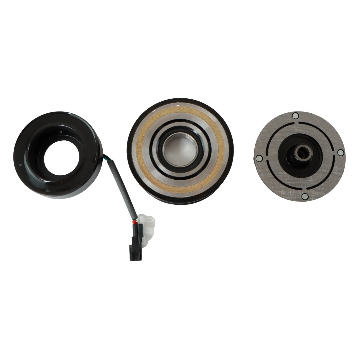 A/C Compressor Clutch Kit For 2013 - 2019 for FORD EXPLORER 3.5L Pulley Coil 198342