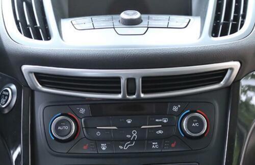 Matte Silver Middle Console Air Outlet Vent Trim for Ford Escape Kuga 2013-2019