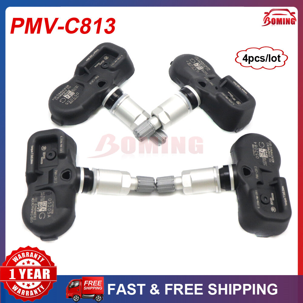 4-pack 40700-JK01B PMV-C813 new tire pressure monitoring sensor (TPMS) suitable for Nissan .