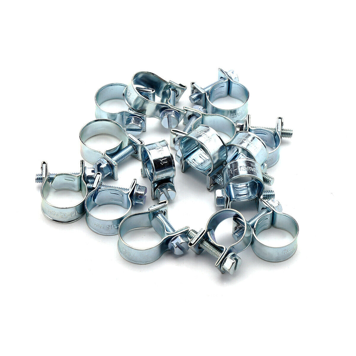 Fuel Injection Hose Clamps (30 pieces: 1/4 inch, 5/16 inch, 3/8 inch) DUCT Hose Clamps