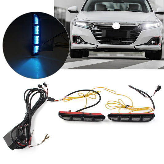 Fog Lamp Light DRL With Yellow Turn Signal Function for Honda Accord 2021-2023