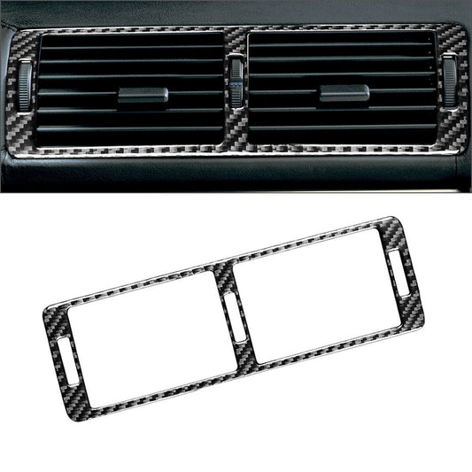 Carbon Fiber Center Air Outlet Vent Cover Trim for BMW 5 Series M5E39