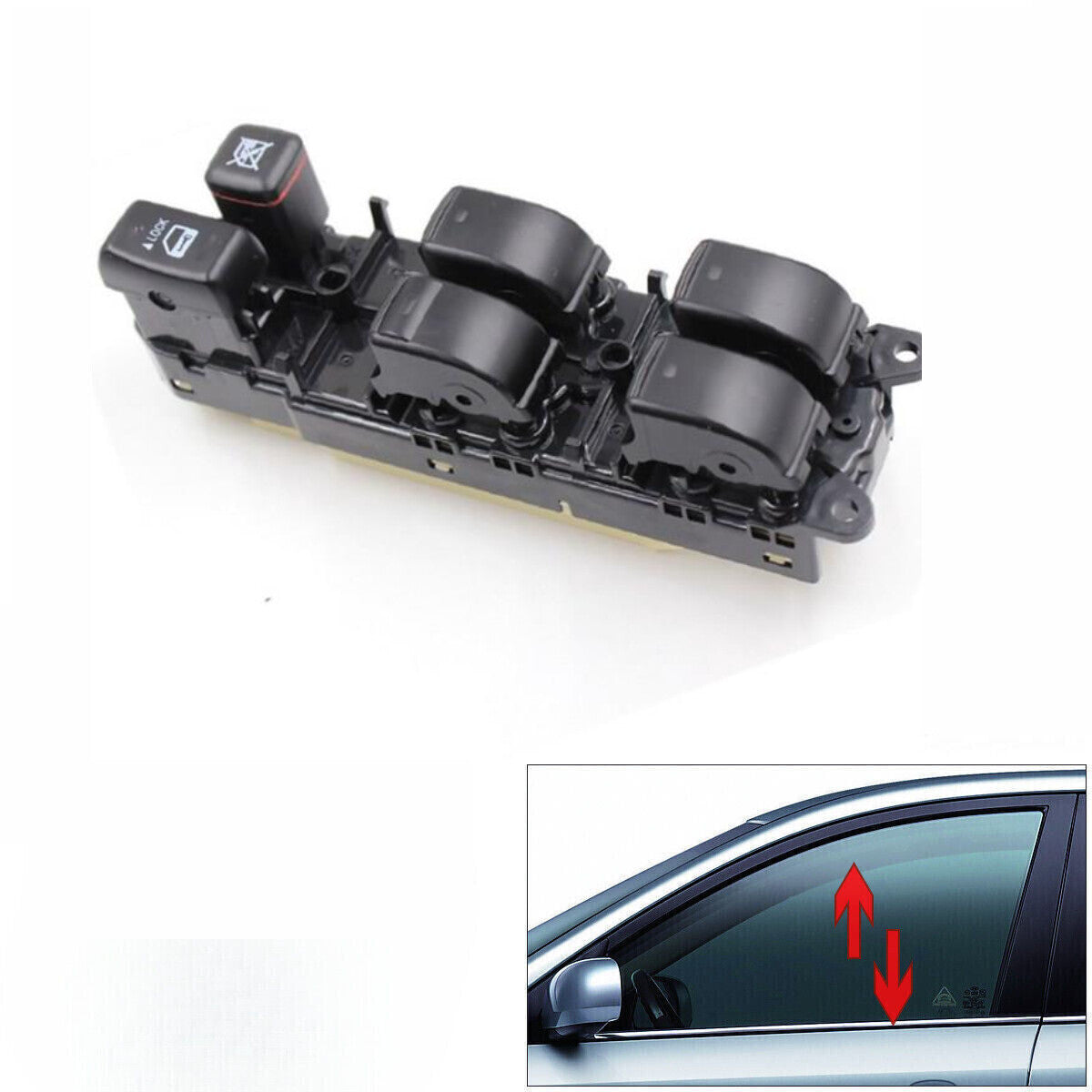 Master Power Window Door Switch for 2006-2008 for Lexus RX400h / for Lexus GX470 2003-07
