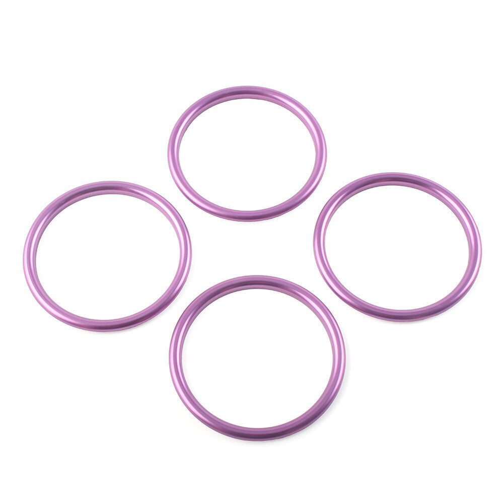 4x Air Condition Vent Outlet Inner Ring Trim for Audi A1 S1 8X 2010-2018 Purple