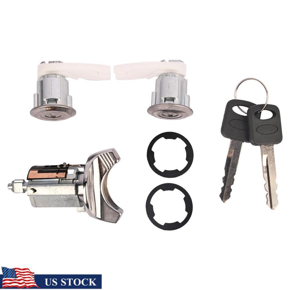 Car Ignition Door Lock Cylinder Set Accessories Repair for Ford Bronco F150 F250