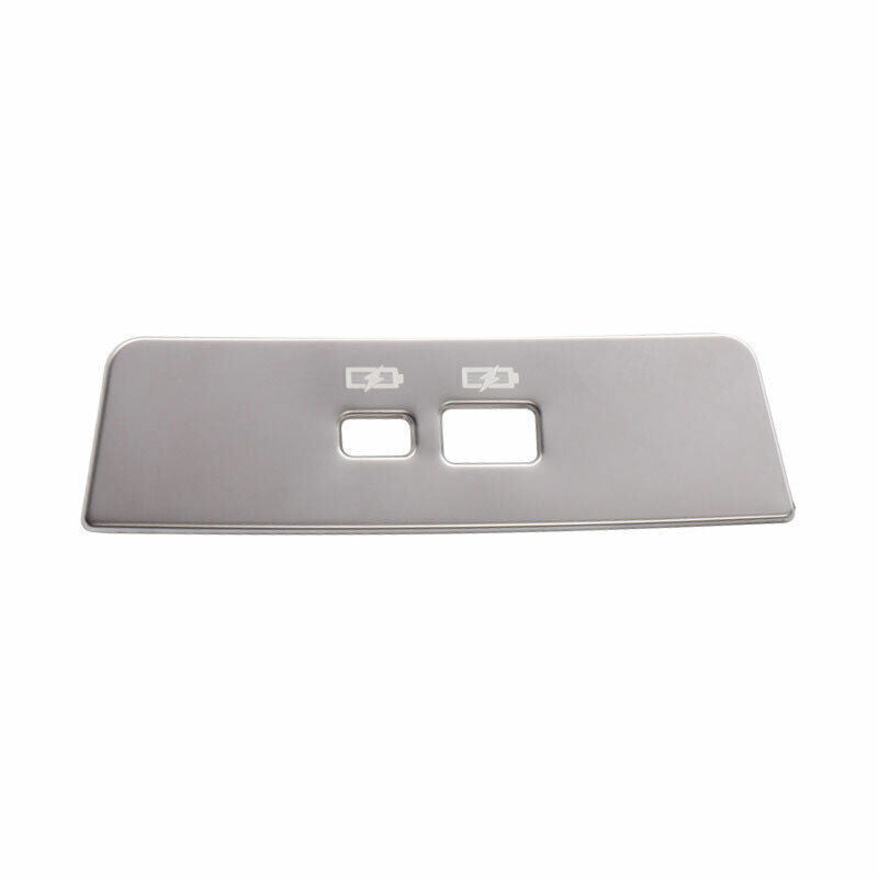 Rear USB Socket Switch Cover Trim for Nissan Altima Teana 2019-2022 Silver Steel