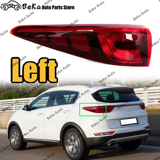 One-piece set for Kia Sportage KX5 (2016, 2017, 2018) left rear taillight and brake light.