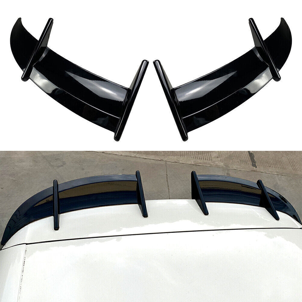Rear Roof Spoiler Window Wing for Volkswagen for Golf MK6 R 2008-2012 Glossy Blk
