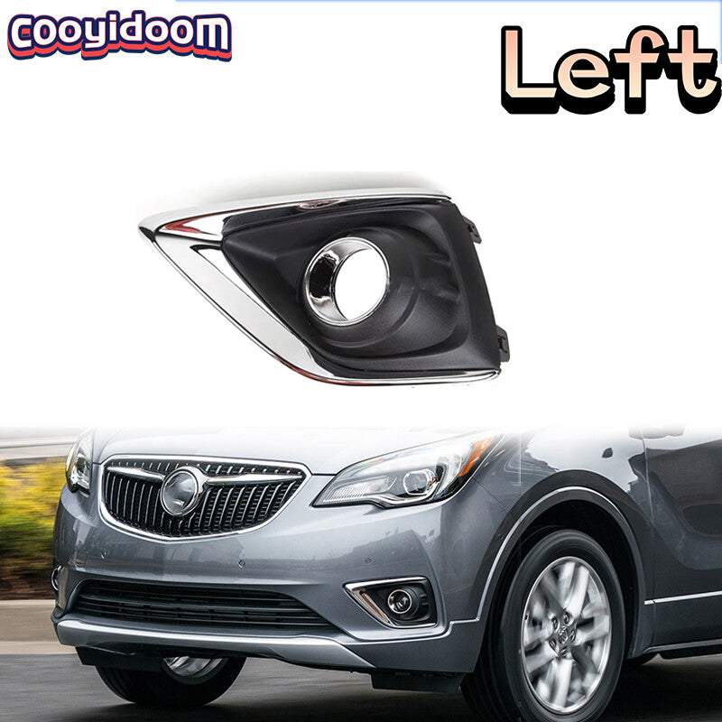 Left Front Fog Lamp Front Bumper Fog Lamp Frame Cover for Buick Envision 2019 2020