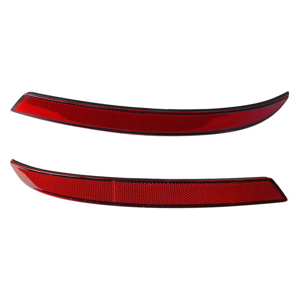 2Pcs For 2012-2017 for BMW F06 F12 F13 6-Series Rear Bumper Reflector Red Left+Right