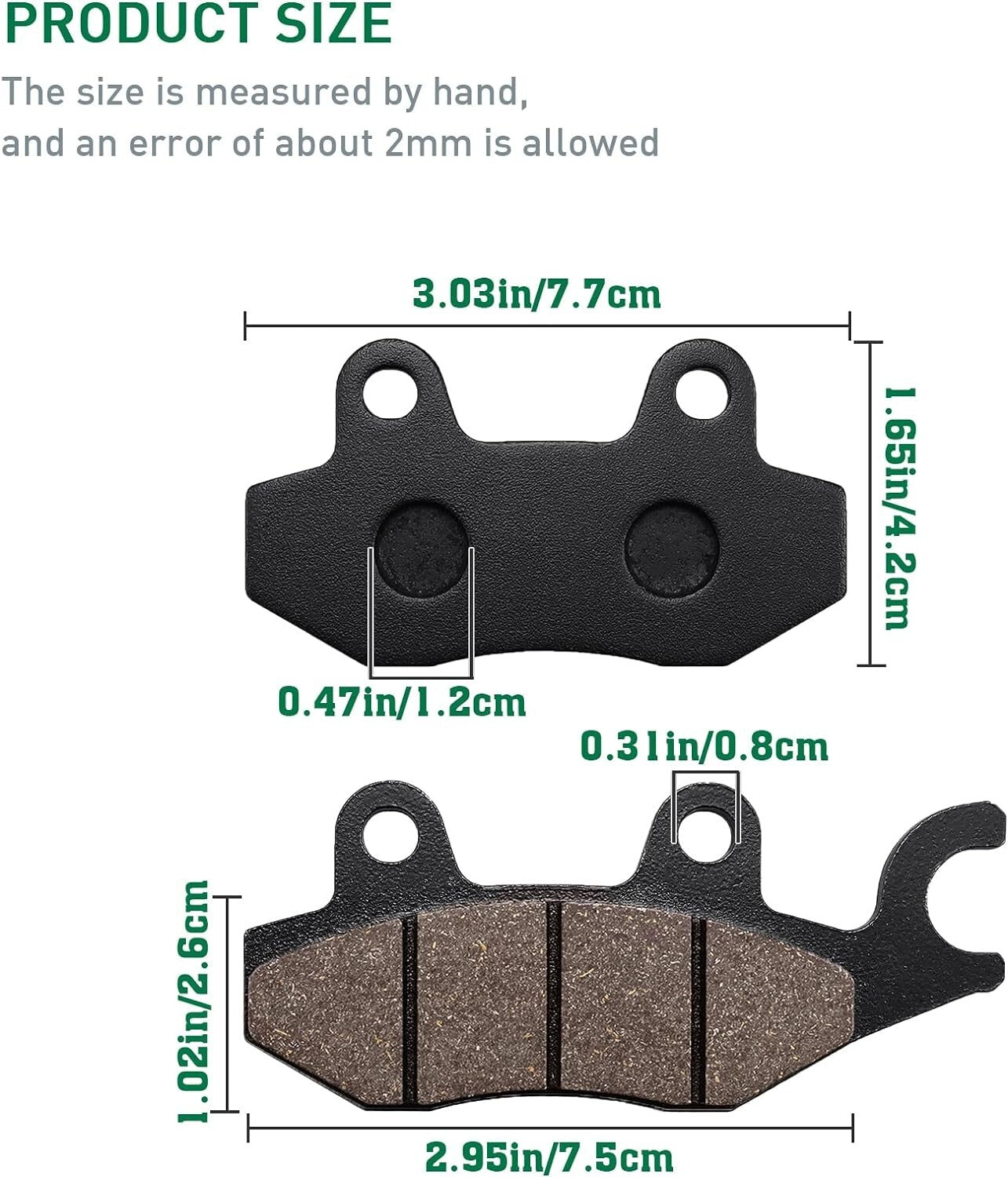Front and Rear Brake Pads for KAWASAKI 250 R EX250 EX 250 2008-2012