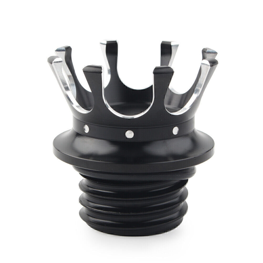 Crown Gas Cap Fuel Tank Cover Right-hand Thread Fit for Harley Sportster Dyna