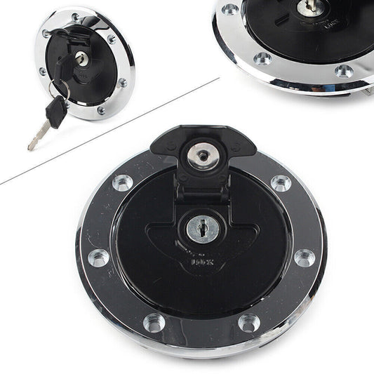 Aluminum+ABS Fuel Gas Tank Cap Cover Key Set Fit for Kawasaki ZX7R ZX-6R ZX-9R