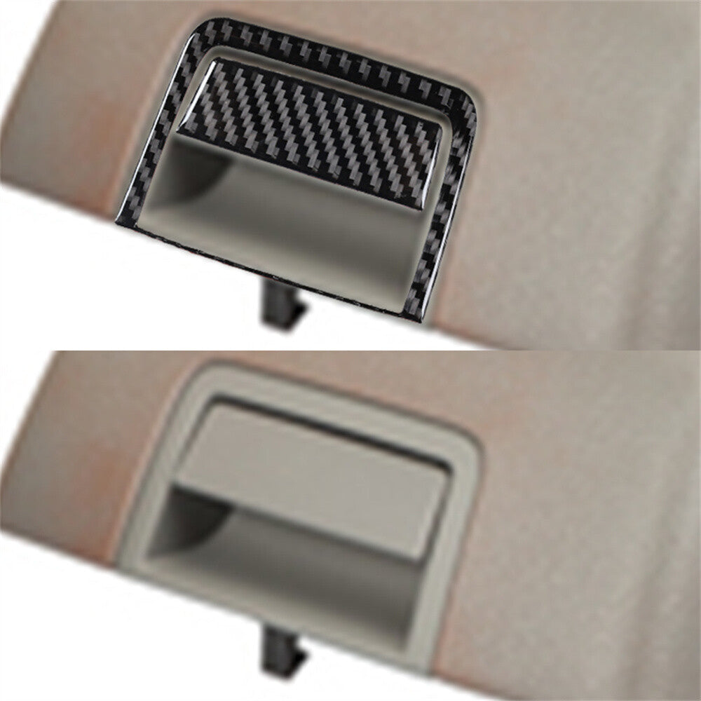 for Ford F-150 FX4 2004-2008 Center Console Storage Box Switch Trim Carbon Fiber