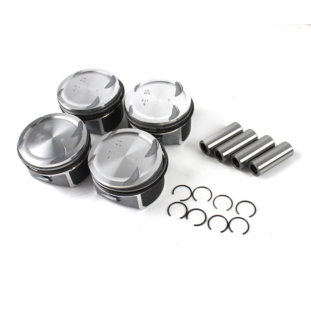4Pcs ¦µ82mm Pistons  Rings Set For M271 1.8 Supercharged (1796cc) Kompressor