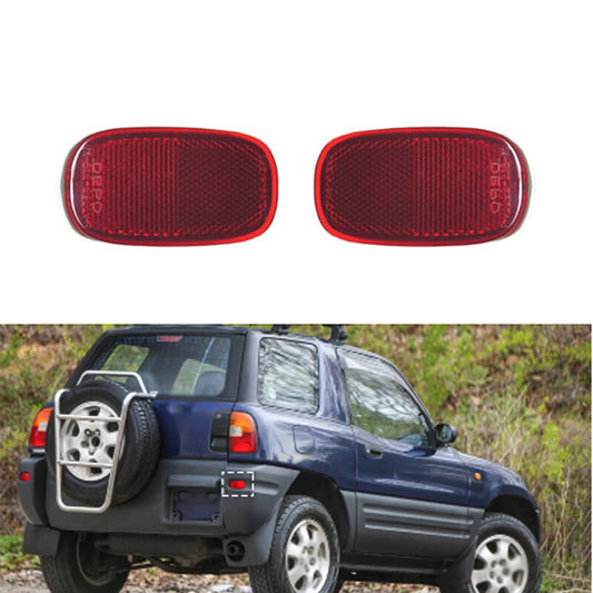 1 Pair for Toyota Rav4 1994-2005 new Rear Bumper Reflector Lamp Left+Right