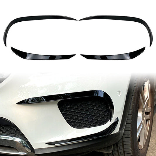 Glossy Black Front Bumper Lip Splitter Spoiler for Mercedes-Benz GLB X247 20-21