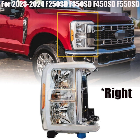 PASSENGER SIDE RH HEADLIGHT PC3Z13008H For 2023 2024 F250SD F350SD F450SD F550SD