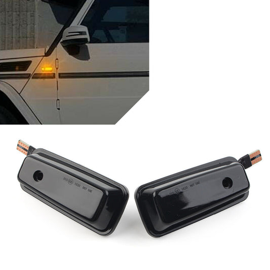LED Dynamic Side Marker Turn Signal Light Smoke Lens for Mercedes-Benz G-Class