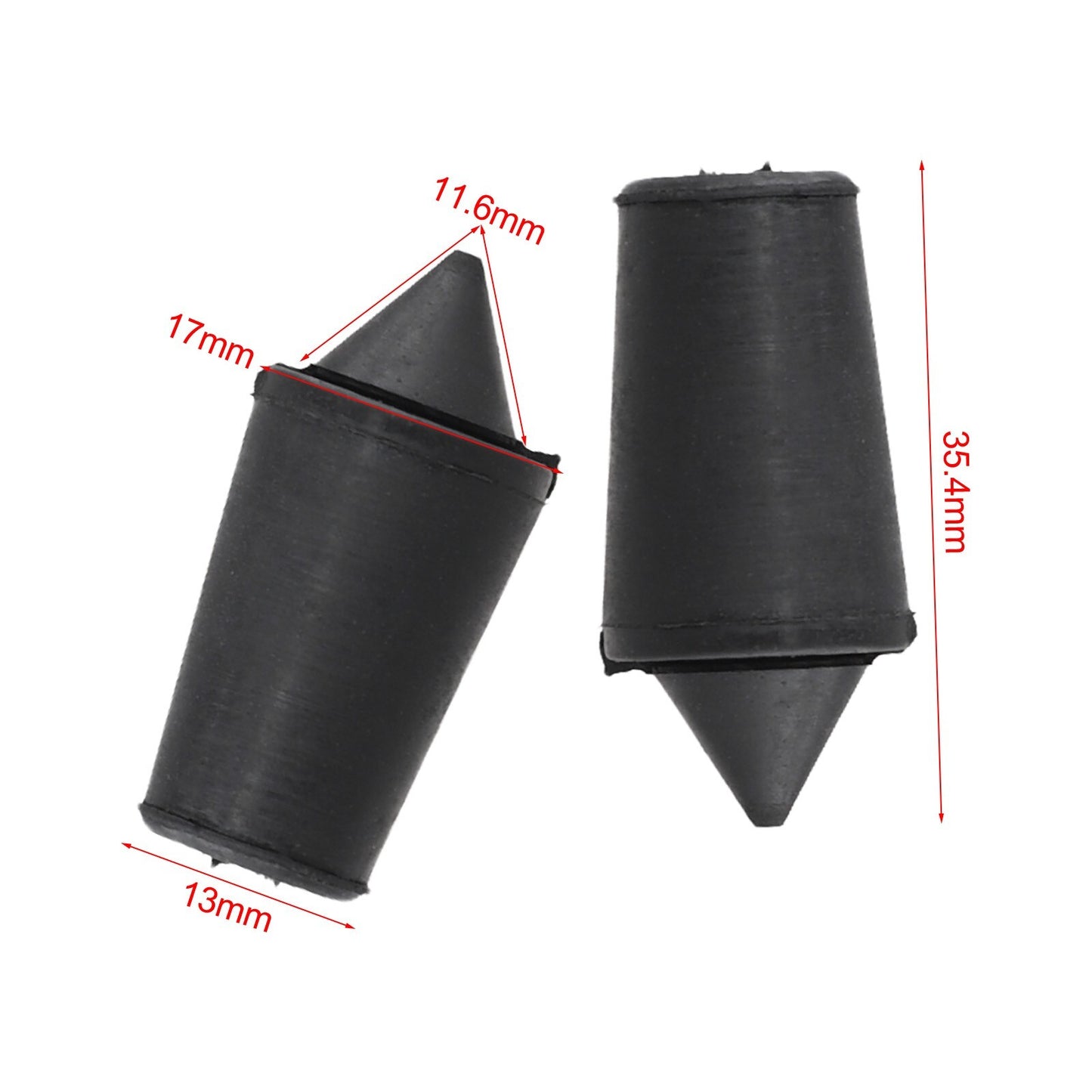 Equipment Manufacturer Standard Rear Door Rubber Damper for Toyota RAV4 2-Piece Kit