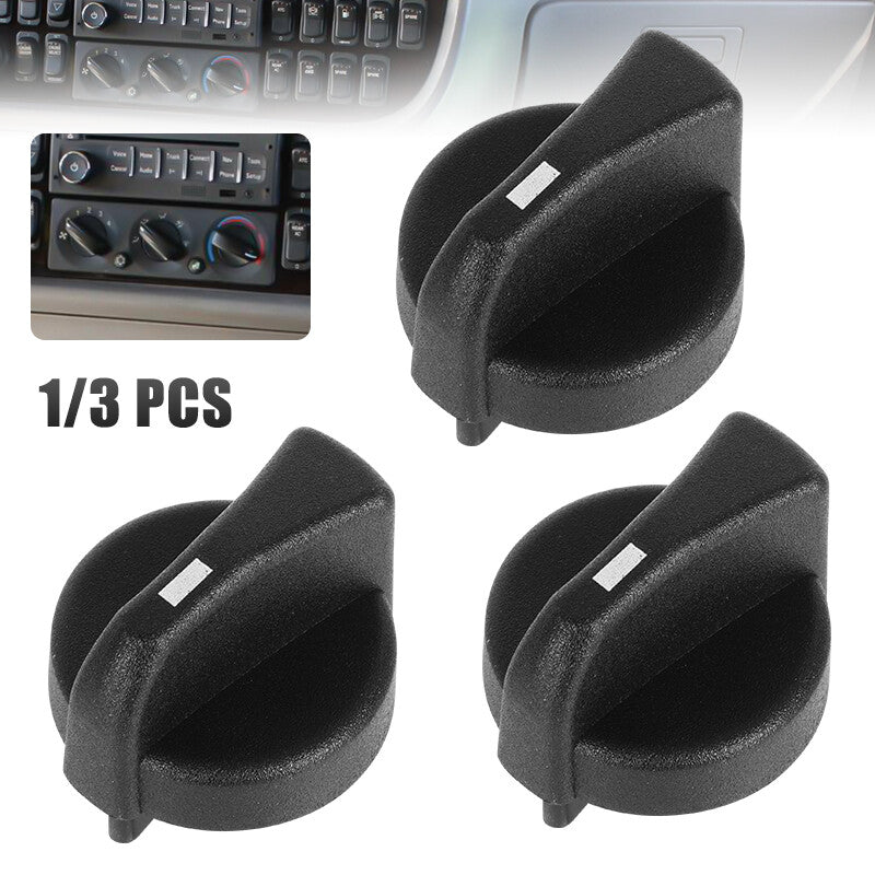 3X Heater A/C Mode Climate Control Knob 121-0001-000 fit For 1987-2011 Peterbil